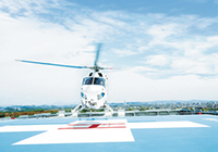 松波総合病院のヘリポート